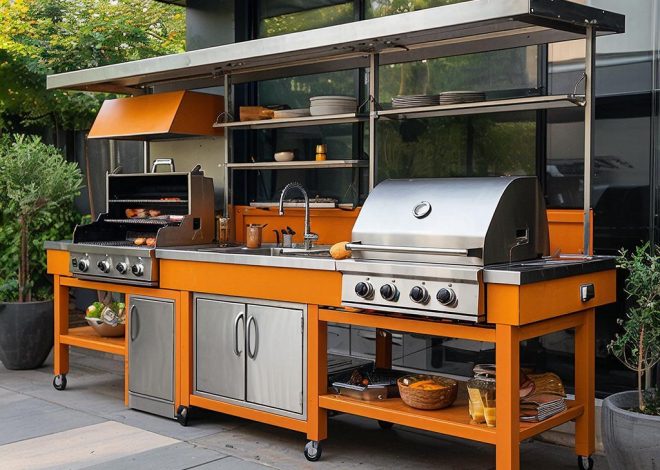 Гармония Огня и Вкуса: Как Модульная Гриль-Кухня Превращает Ваш Двор в Кулинарный Оазис