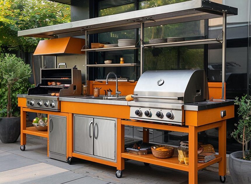 Гармония Огня и Вкуса: Как Модульная Гриль-Кухня Превращает Ваш Двор в Кулинарный Оазис